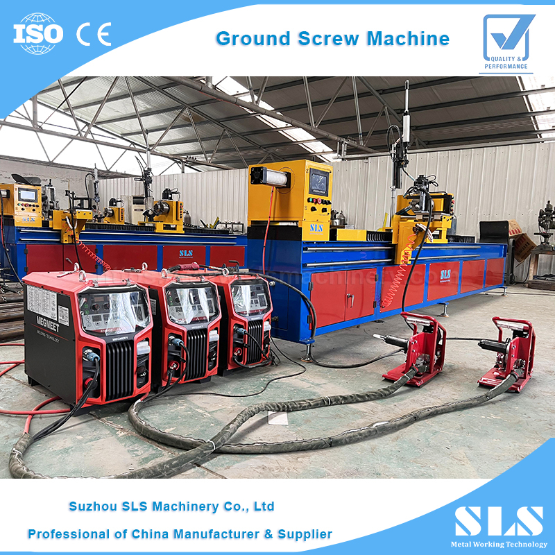 Ground Screw Pile Making Production Line Automatic Spiral Welding