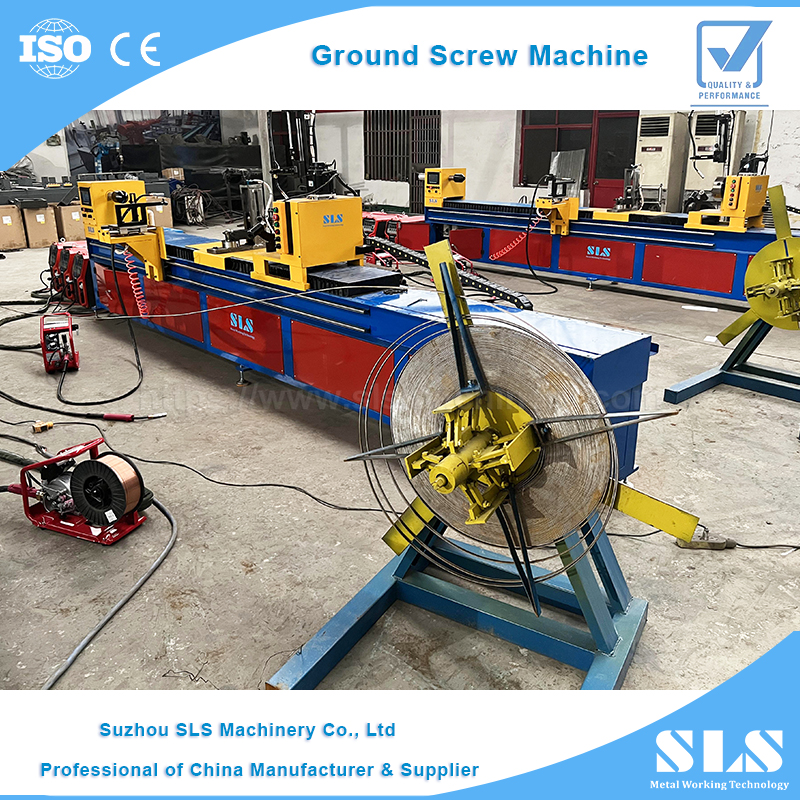 Ground Screw Pile Making Production Line Automatic Spiral Welding