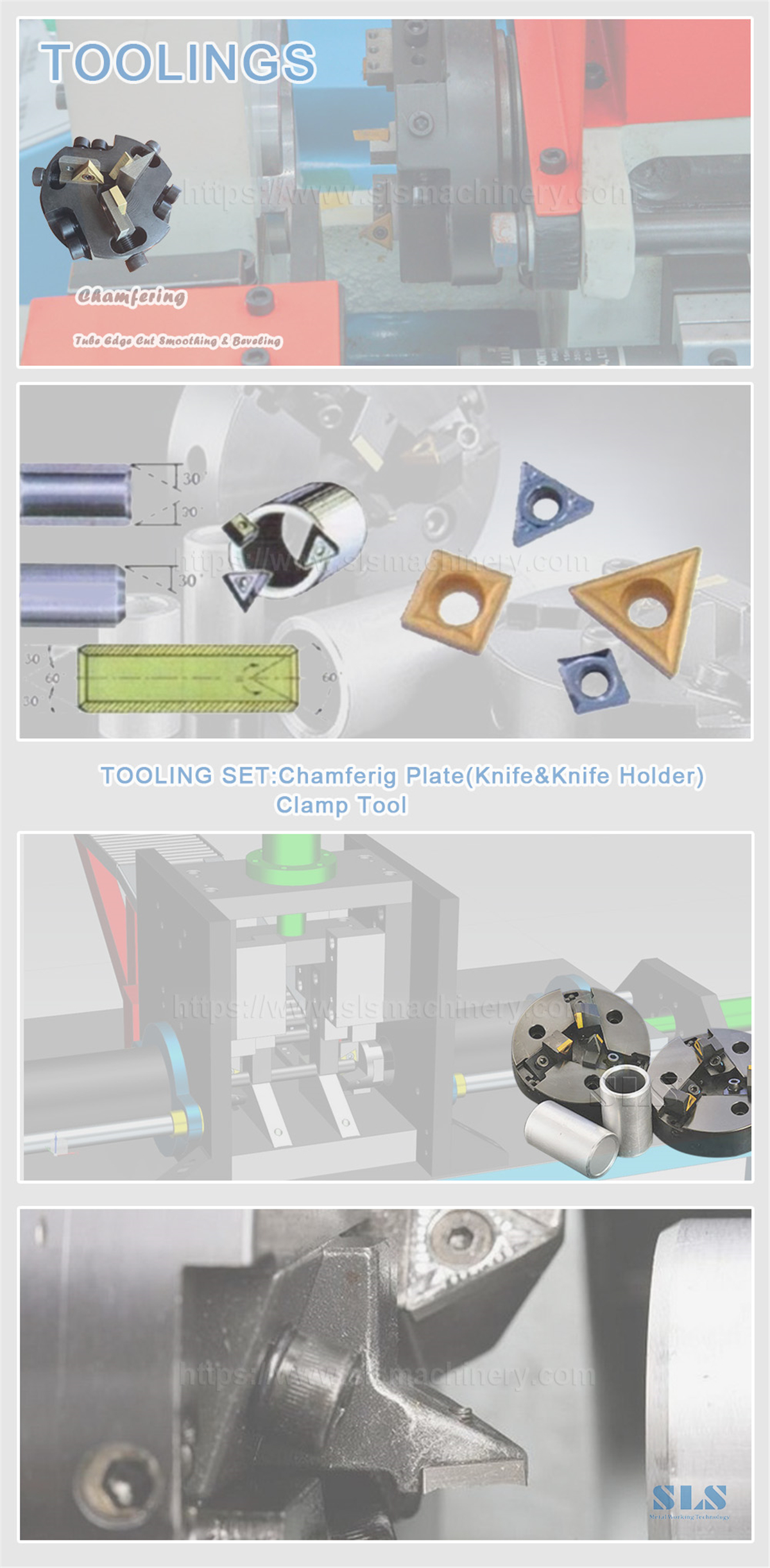 DEF120Y Type Full Automatic Loading Tube Both End Chamfering Pipe