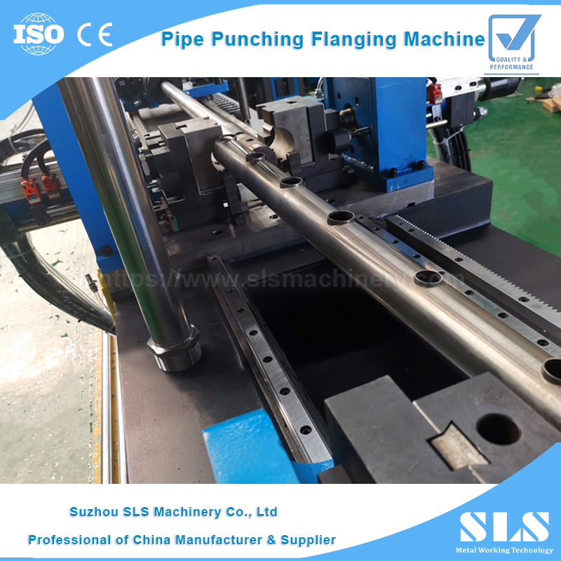 Copper Aluminum Stainless Steel Metal Tube Hydraulic Piercing Press Pipe Hole Punching Flanging Machine
