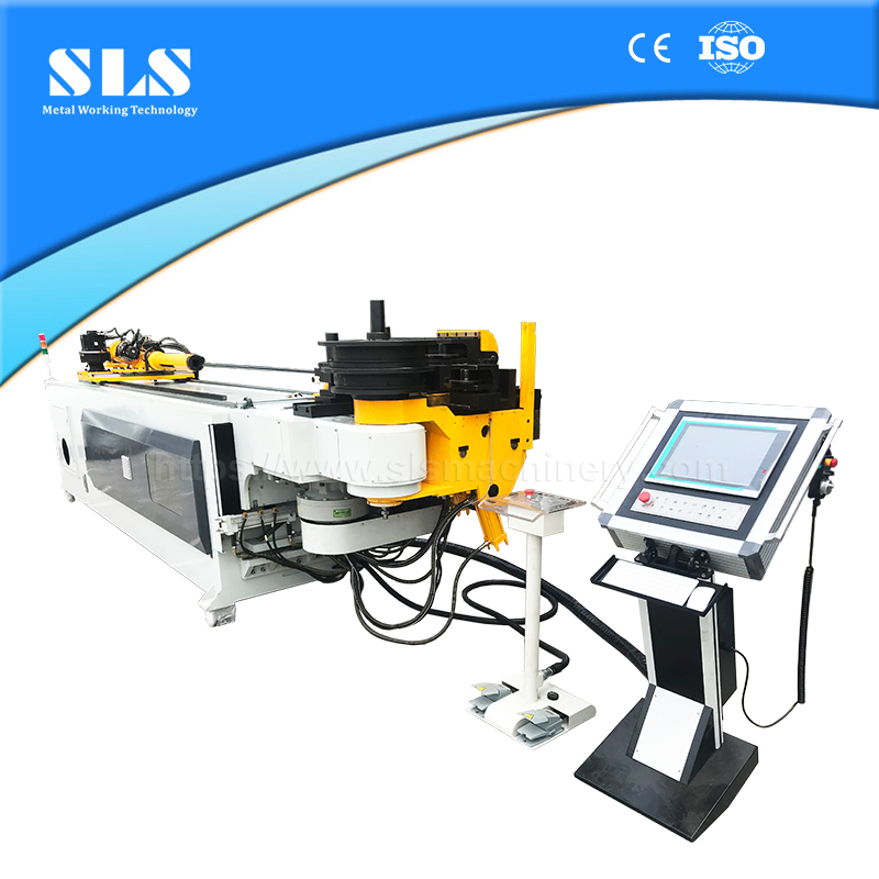 100 Type 4A-3S Full Automatic Hydraulic Rectangle Tube Bender Triple Stacks CNC Square Pipe Bending Machine