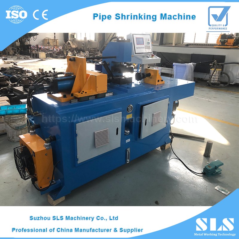 TM-40NC Type 2 Station Tube End Edge Concave Convex Shrinking Reducer Pipe Forming Machine
