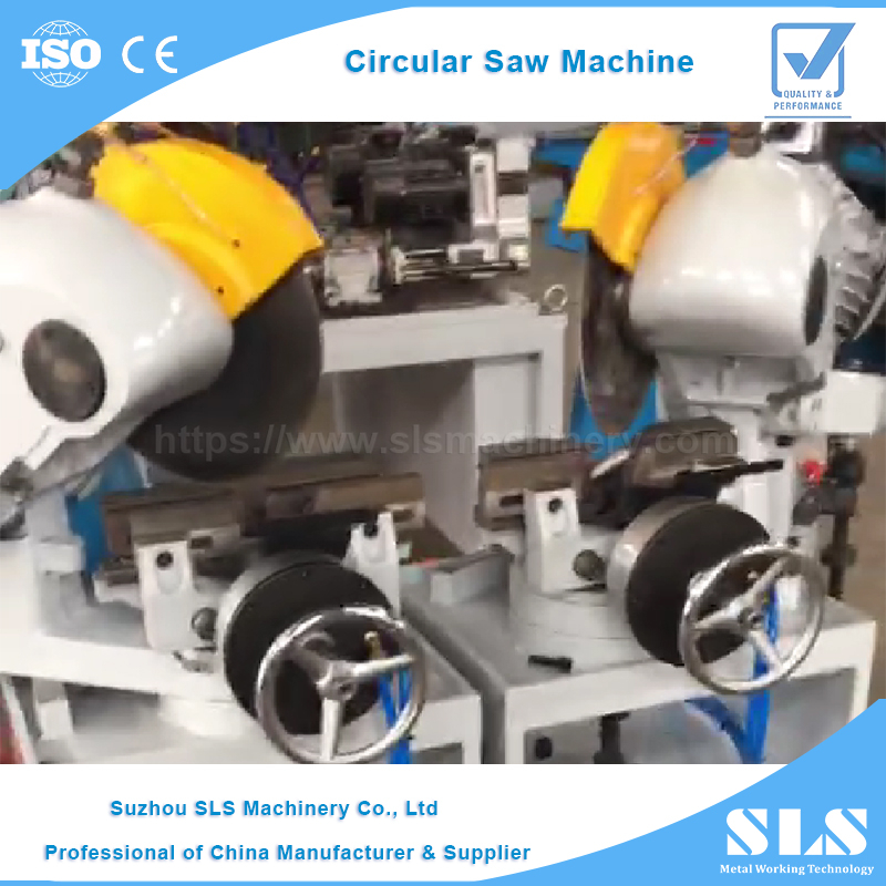 DC315AC Type Metal Pipe Circular Saw Cutting Equipment Tube Double